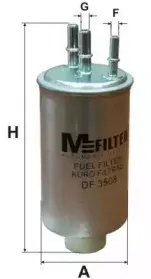 DF 3508 MFILTER Топливный фильтр DF 3508 MFILTER Топливный фильтр
